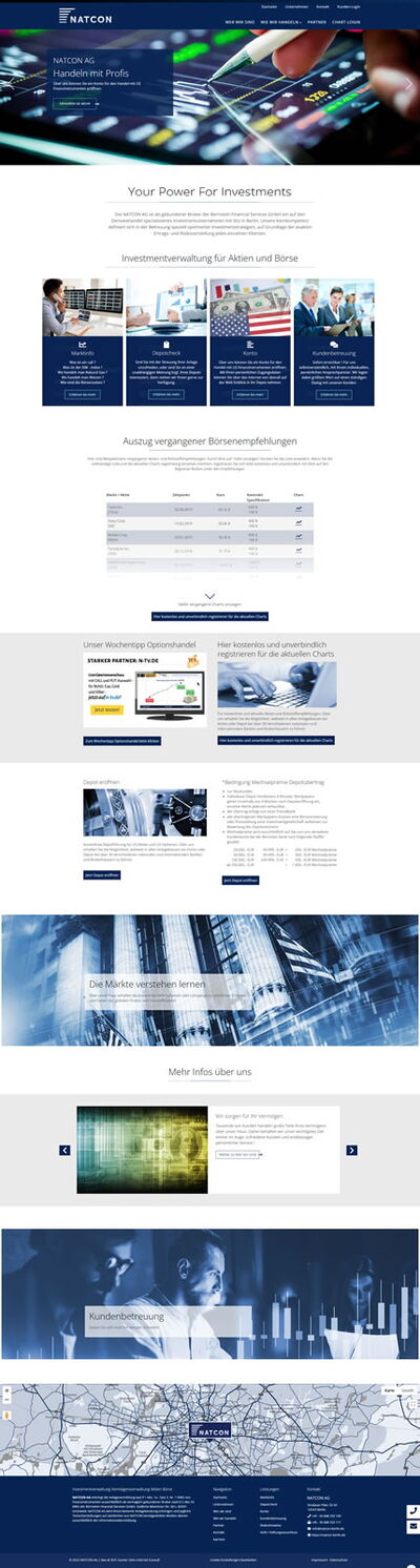 Natcon AG - Your Power For Investments Natcon AG - Your Power For Investments